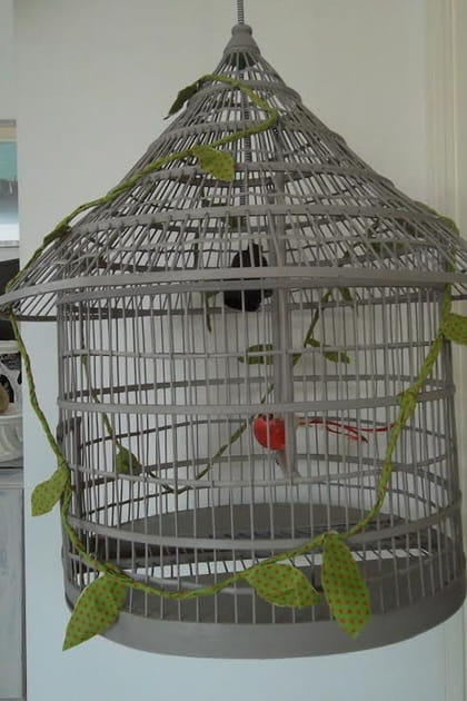 Un lustre cage &agrave; oiseau
