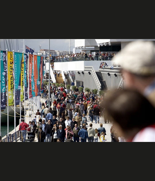 La foule &agrave; Valence