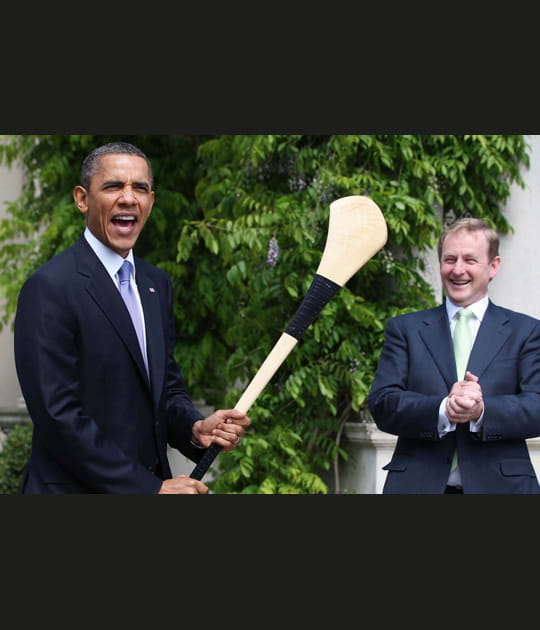 Barack Obama et le hurling