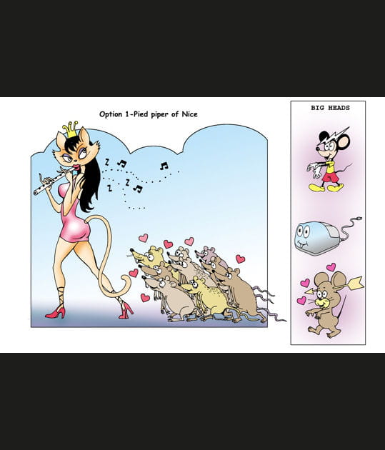 La reine-chatte charmeuse de rats
