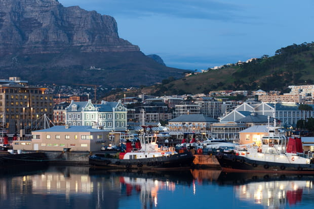 Le port, dans le centre historique du Cap