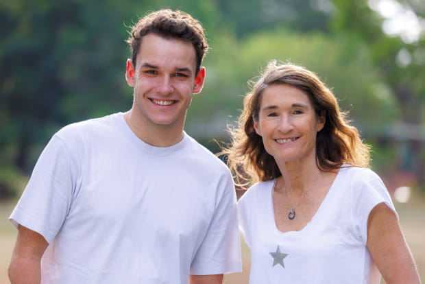 Théo Curin et son agent