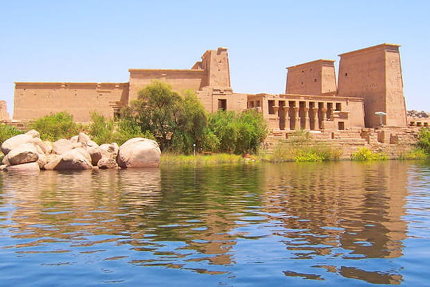 Philæ sortie des eaux