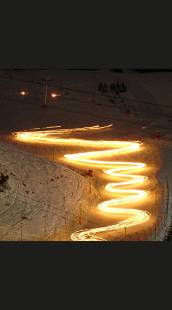 Descente aux flambeaux en&nbsp;Savoie