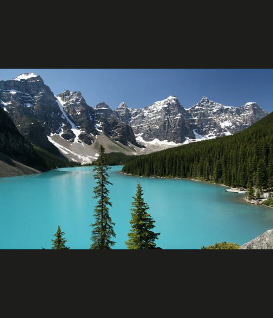 Le Lac Moraine, Canada