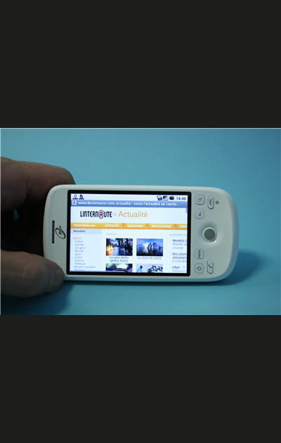 HTC Magic&nbsp;: sp&eacute;cialit&eacute; navigation Web