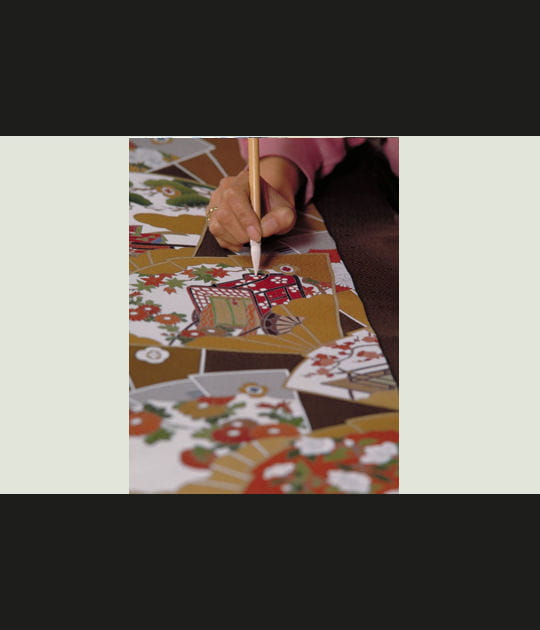 Peinture sur soie