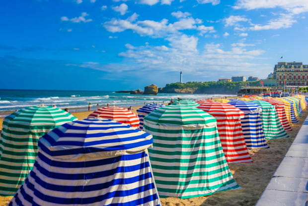L'emblématique Grande plage de Biarritz
