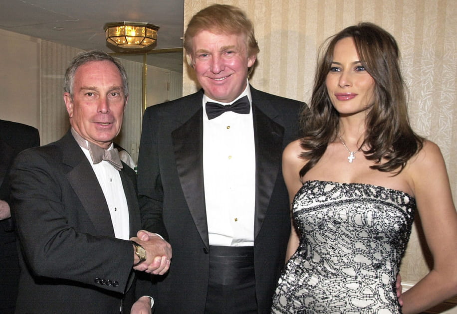 Les Trump avec le maire de New York