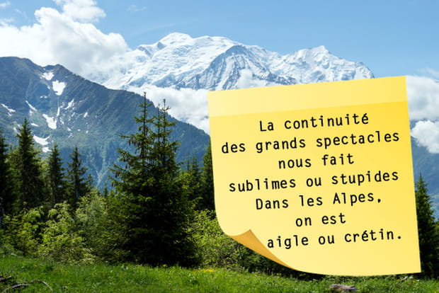 Les Alpes vues par Victor Hugo