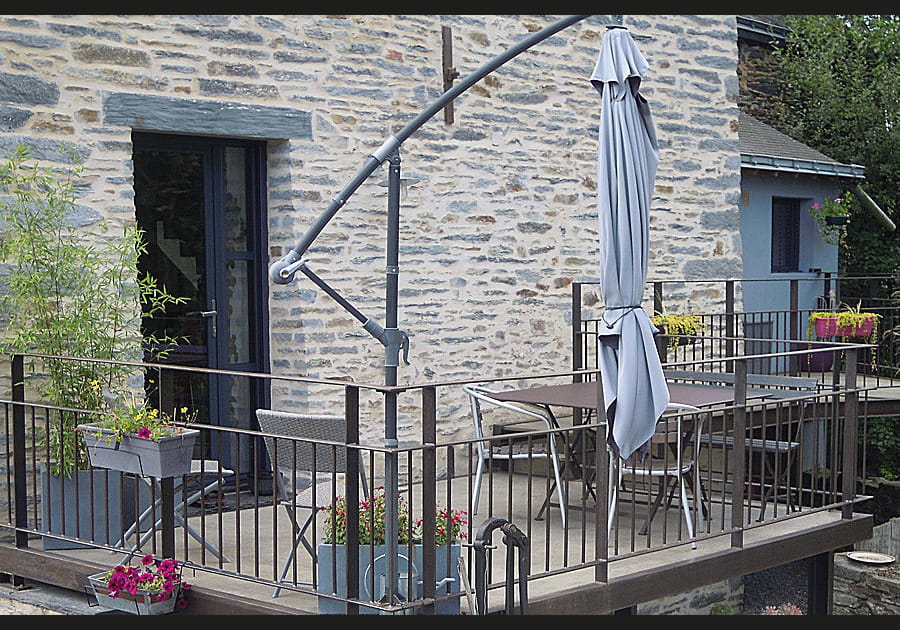 La cr&eacute;ation de la terrasse
