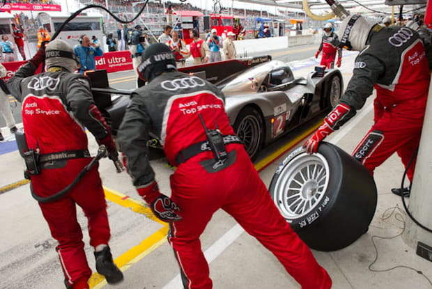 Le dernier ravitaillement des vainqueurs