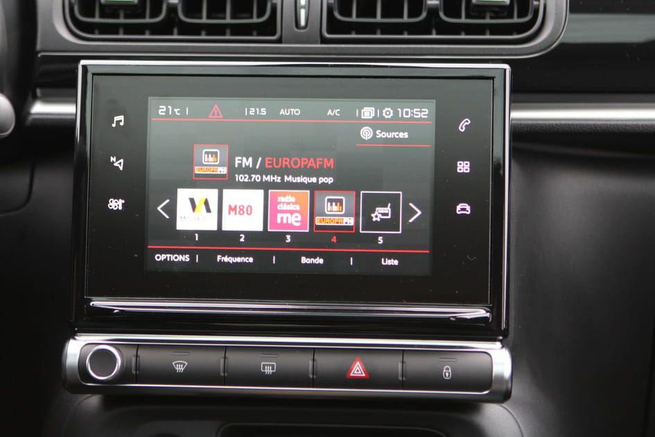 Radio, Bluetooth et USB