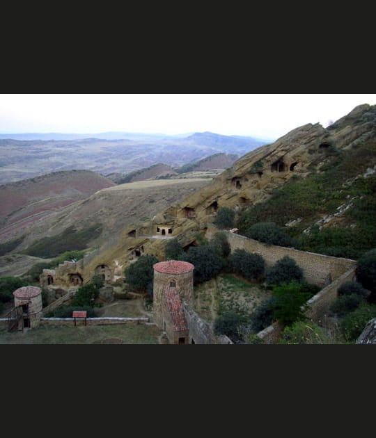 Monast&egrave;res&nbsp;troglodytes&nbsp;de&nbsp;David&nbsp;Garedja&nbsp;en&nbsp;G&eacute;orgie