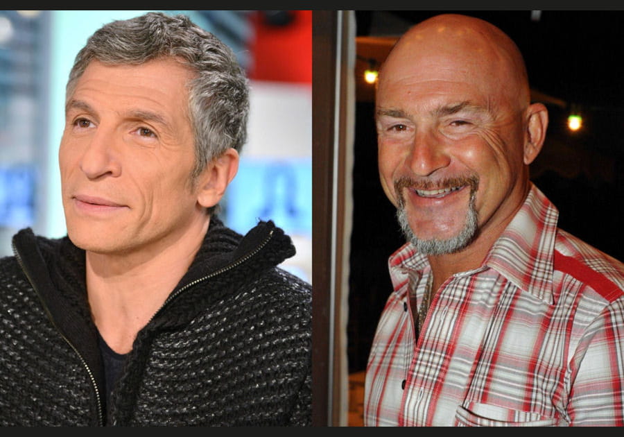 Nagui et Vincent Lagaf'