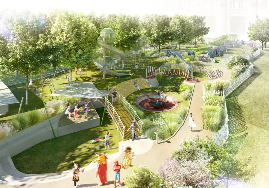 Des aires de jeux pour les petits