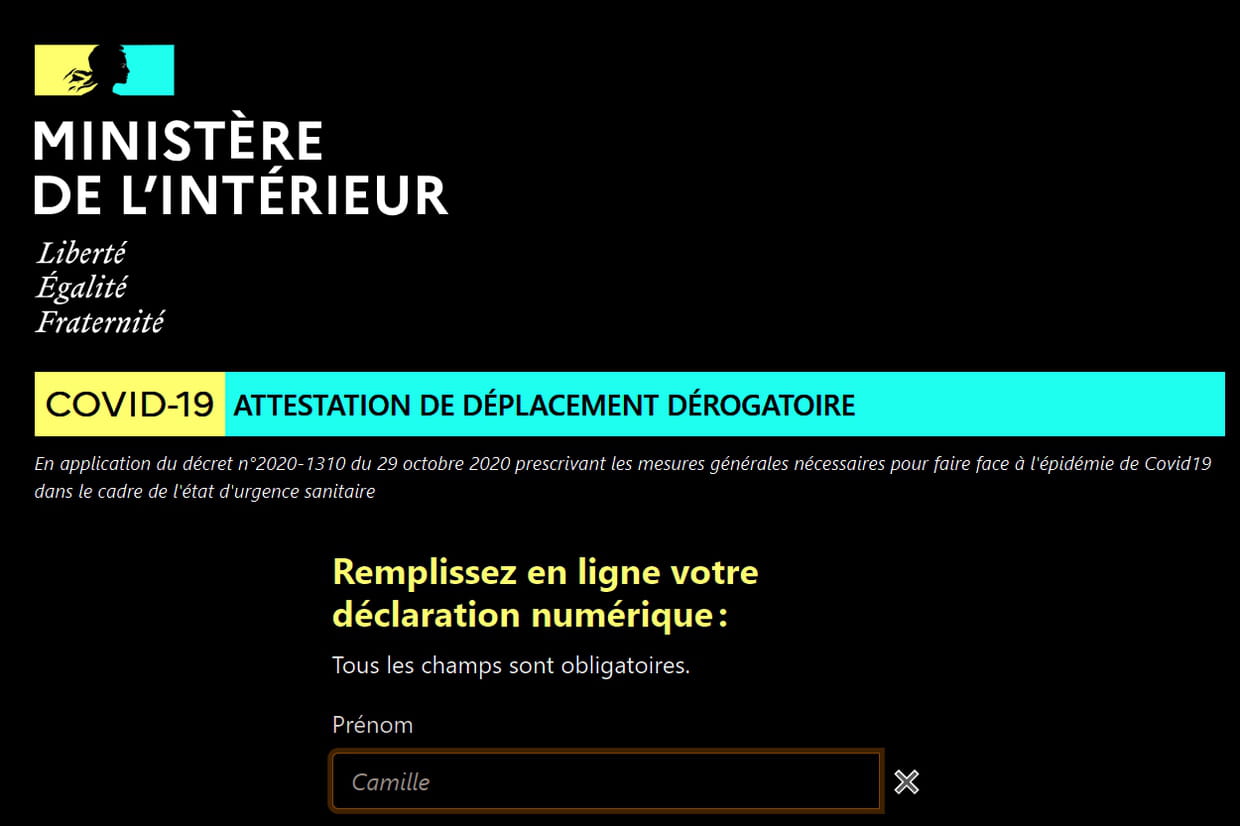 Attestation de déplacement le document à télécharger, imprimer ou à préremplir en ligne