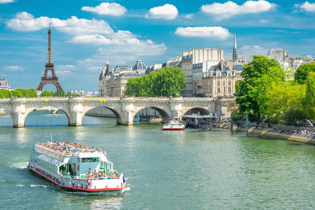 Les bords de Seine parisiens à vélo