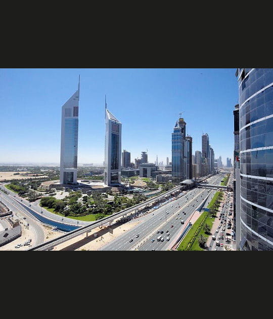 La mythique Sheikh Zayed Road