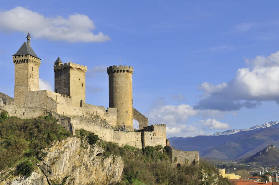 Le ch&acirc;teau de Foix, le site le plus visit&eacute; d'Ari&egrave;ge