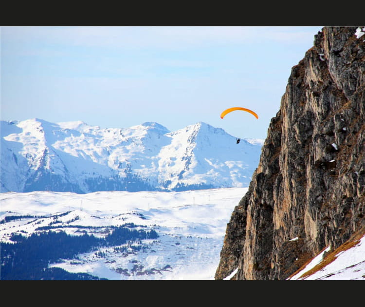 Parapente dans les Alpes