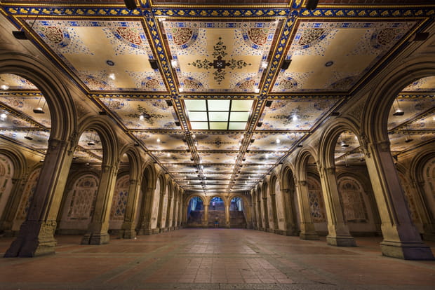 Le passage souterrain de Bethesda Terrace à New-York