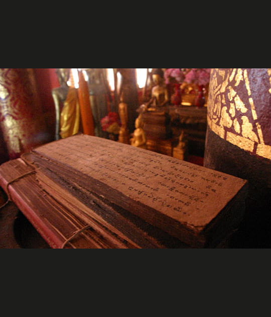 Livre de pri&egrave;res bouddhistes