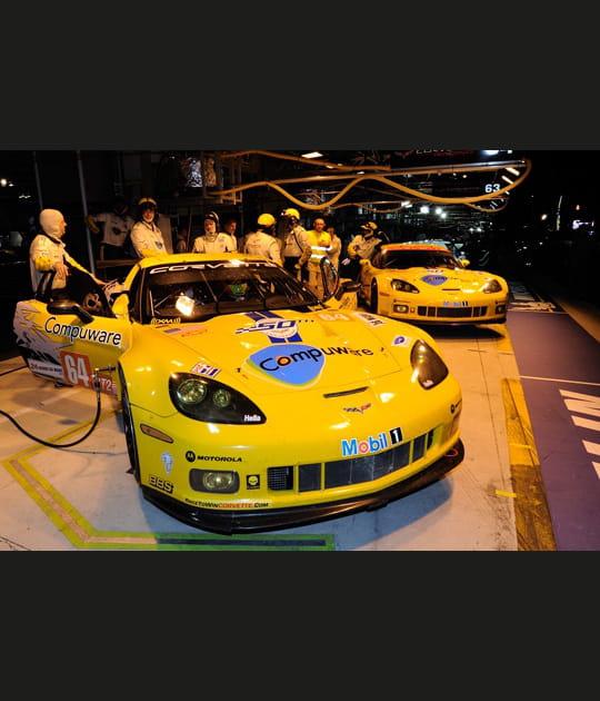Corvette Racing aux stands