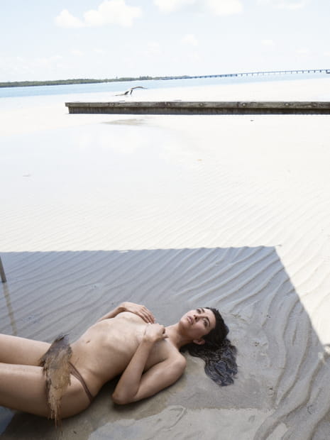 Martine Gutierrez, durant le tournage du Calendrier Pirelli 2025