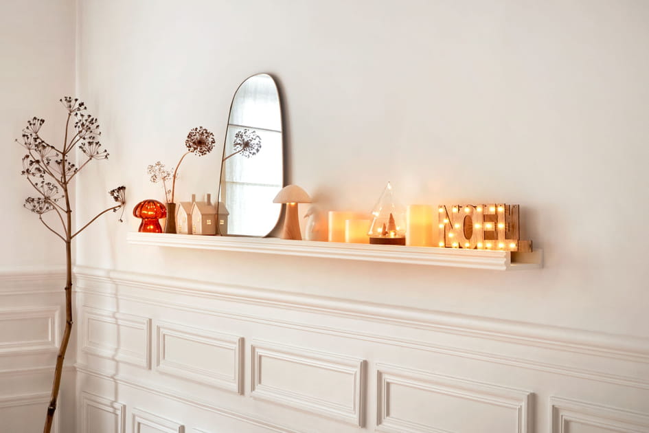 Pour les plus discrets, optez pour des petites touches festives pour d&eacute;corer la maison &agrave; No&euml;l
