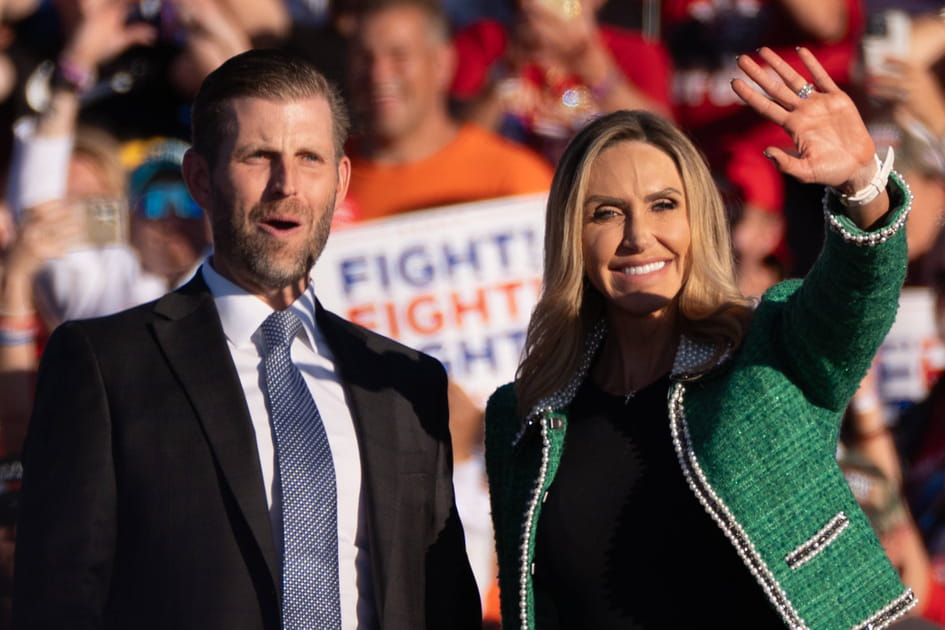 &Eacute;ric Trump et Lara Trump, la main sur le parti r&eacute;publicain