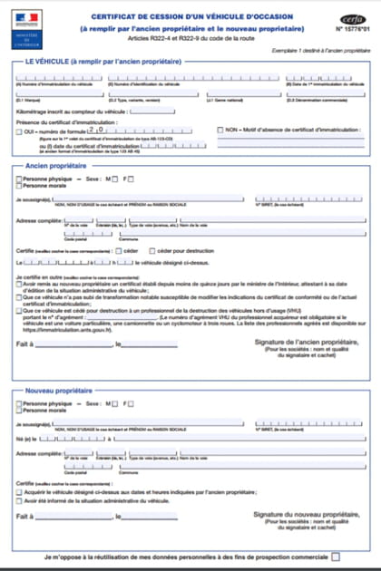De quels documents ai-je besoin pour remplir le formulaire en ligne&nbsp;?