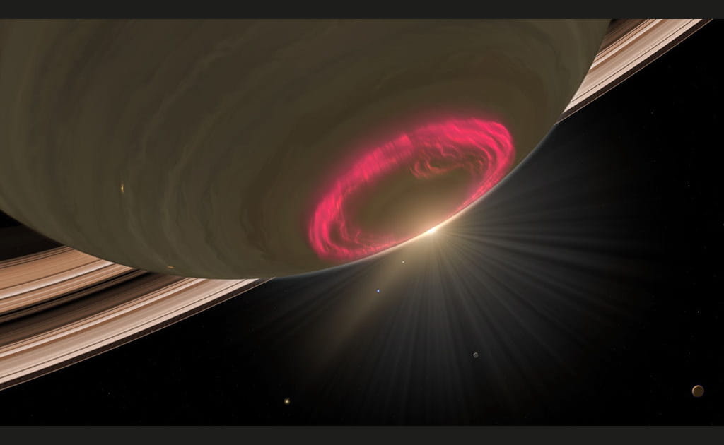 Les aurores de Saturne