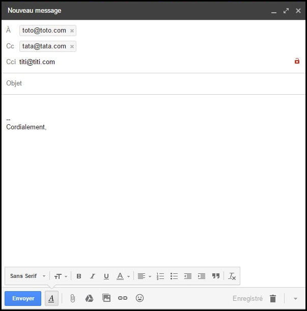Envoyer Un Mail En Copie Cachee Cc Cci