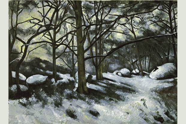 Paul Cézanne : Neige fondante