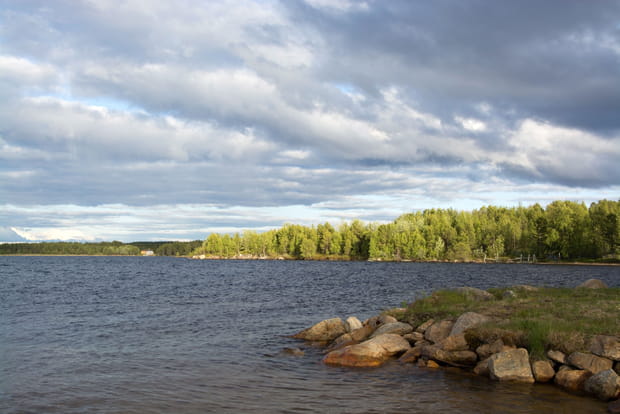 Inari, le plus grand lac de Laponie