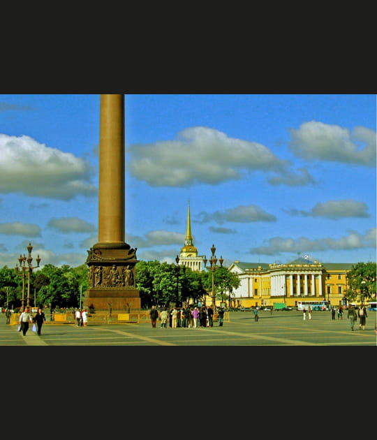 Place du Palais, Saint-P&eacute;tersbourg, Russie