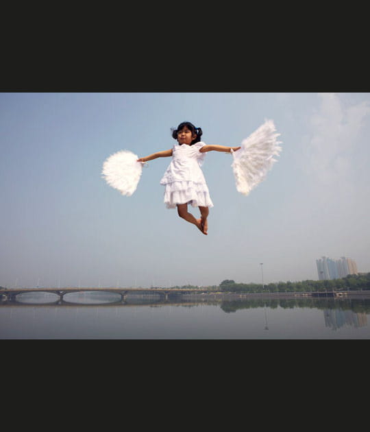 Petit ange prend son envol