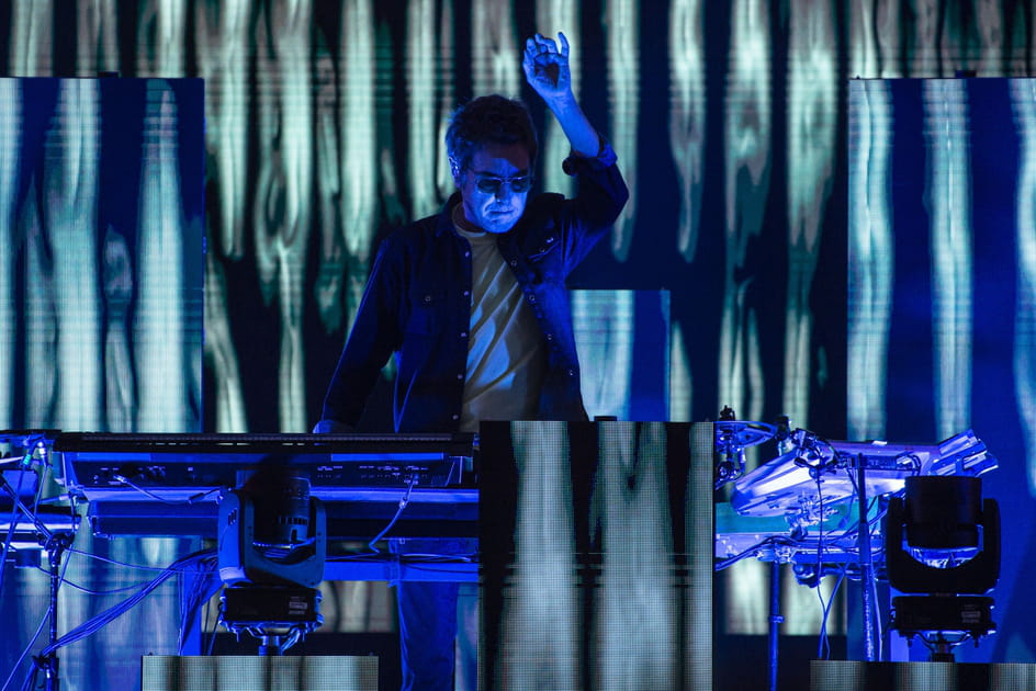 Jean-Michel Jarre &agrave; l'Elys&eacute;e
