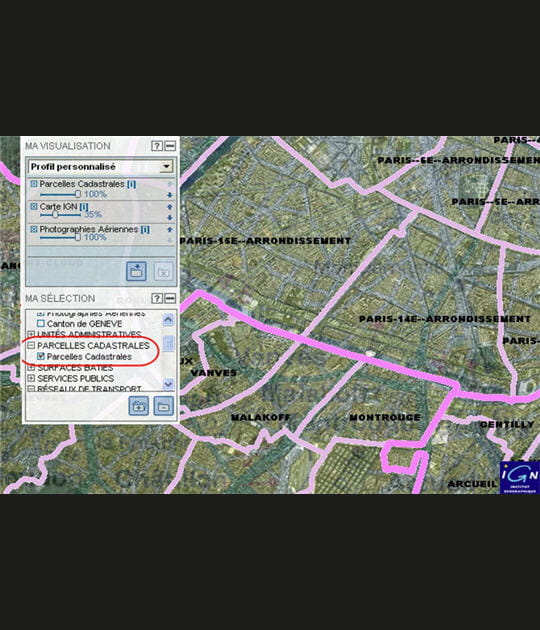 Le cadastre en ligne