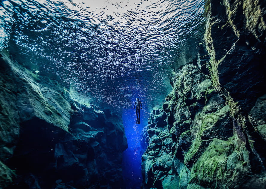 La fissure de Silfra en Islande