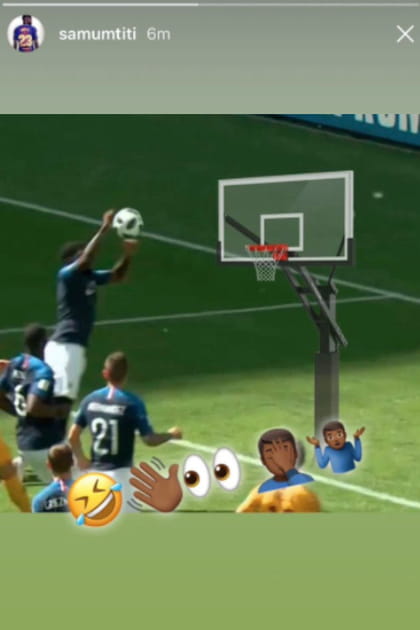 La main d'Umtiti attire les moqueries