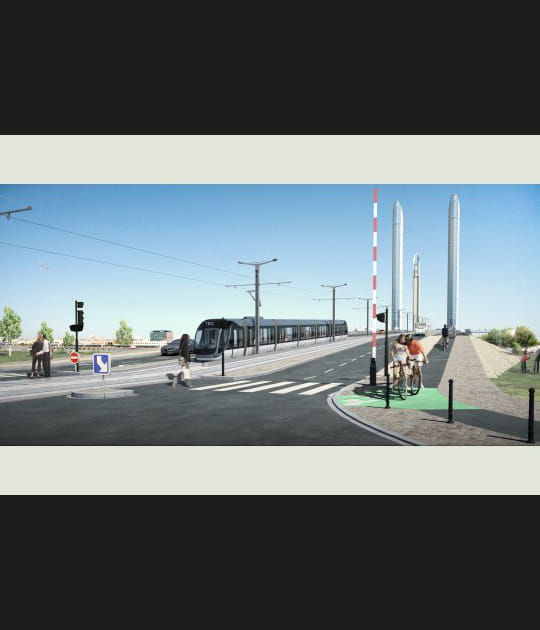 Pour les voitures, les pi&eacute;tons et les voyageurs