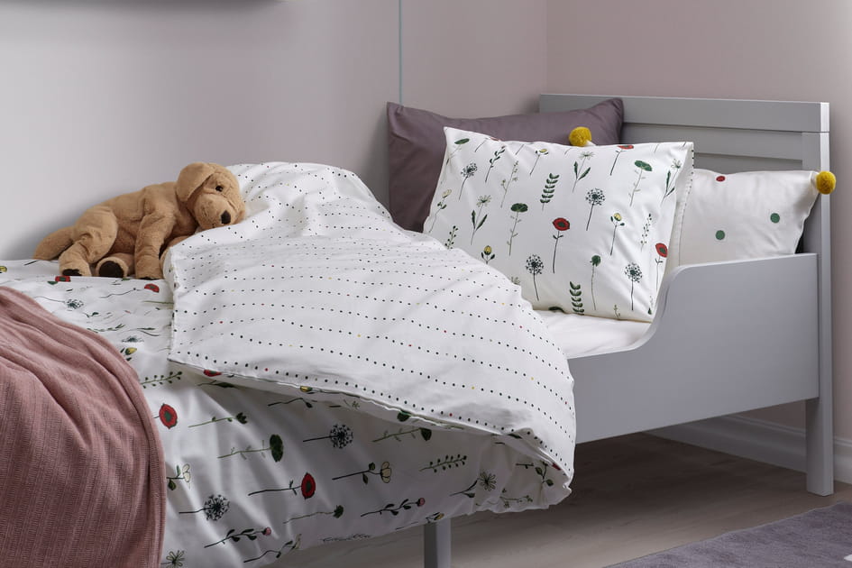 Les chambres d'enfants aussi sont fleuries