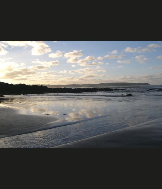 La plage de sable fin de Kervel