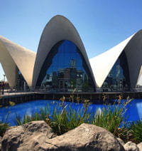 l'oceanografic de valence est le plus grand aquarium du monde.