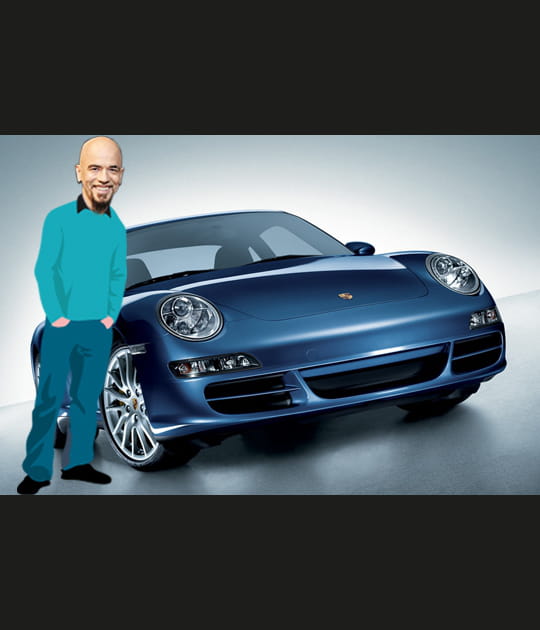 Pascal Obispo en Porsche 911