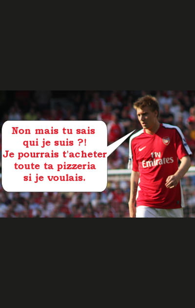 Bendtner veut une pizza gratuite