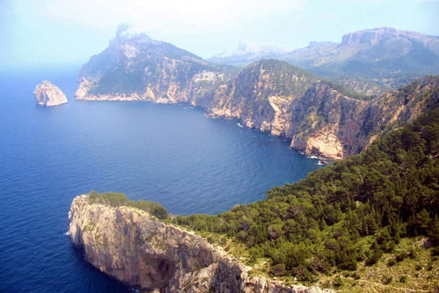 Vue aérienne du rivage