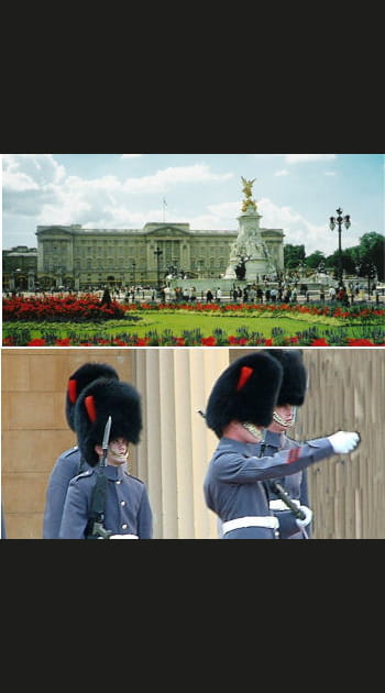 En Angleterre, &agrave; Buckingham Palace